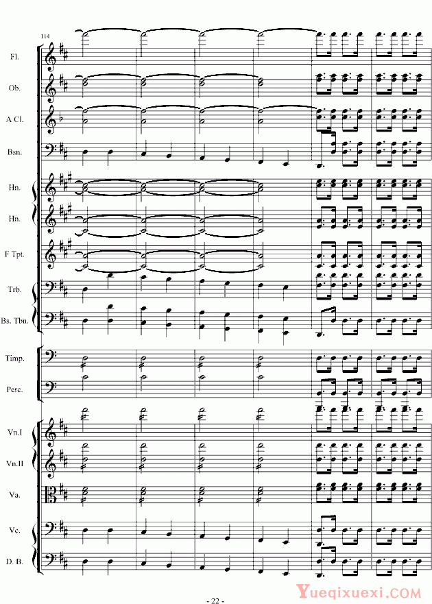 奥芬巴赫 天堂与地狱序曲原版扒谱 钢琴谱