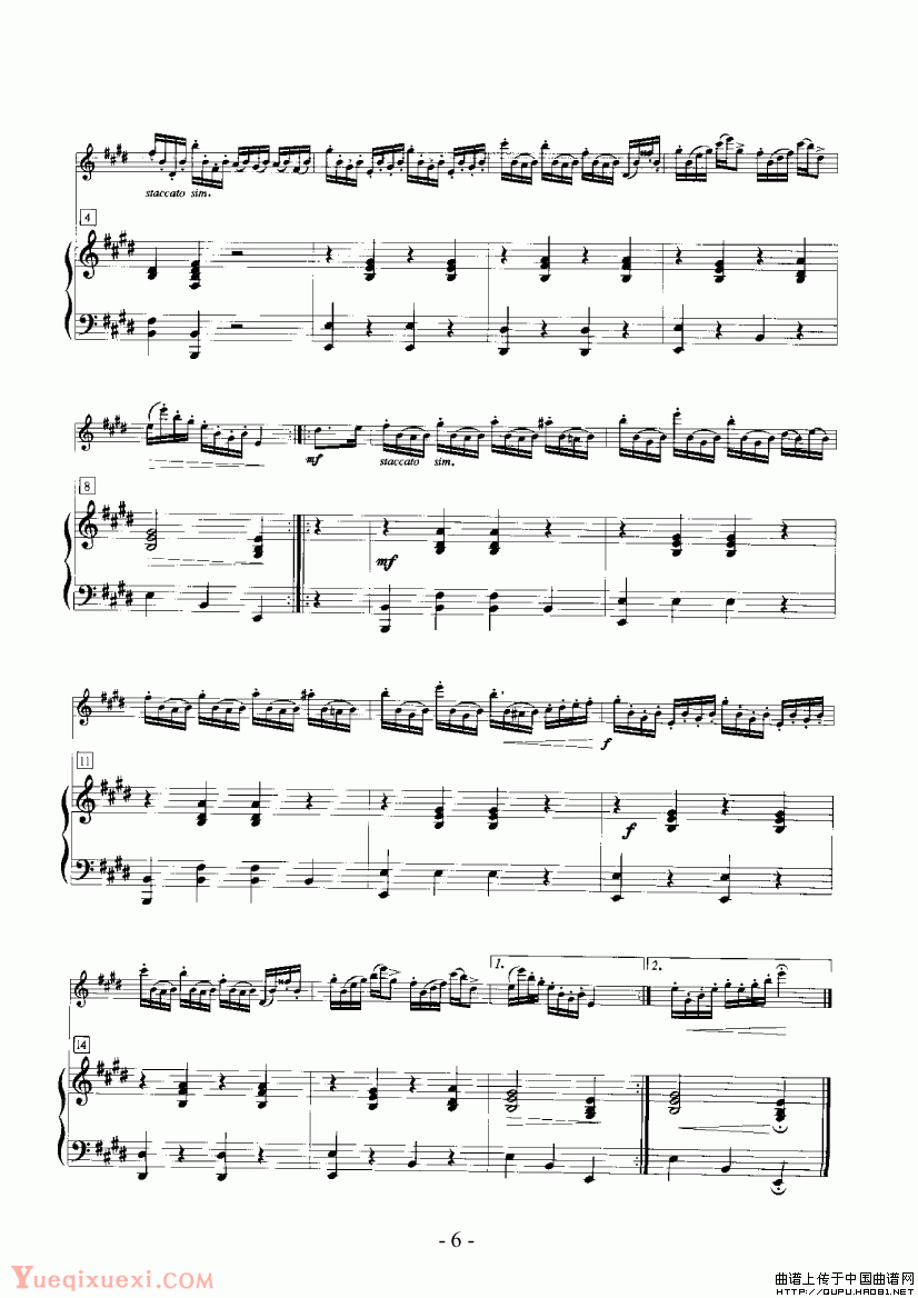 罗西尼主题变奏曲（长笛+钢琴）(12943)_原文件名：罗西尼主题变奏曲6.gif