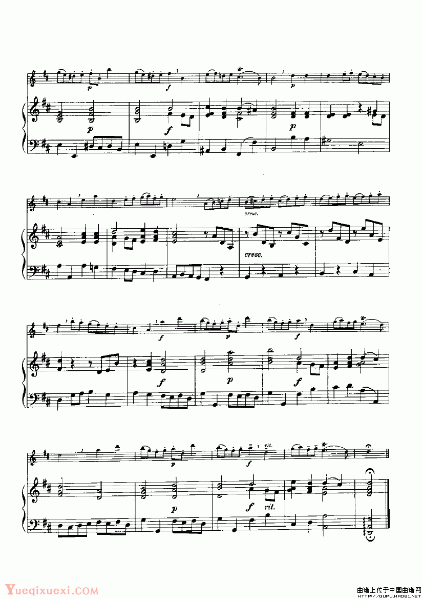 前奏曲与加沃特舞曲（长笛+钢琴）(12923)_原文件名：前奏曲与加沃特舞曲3.gif