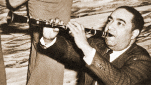 Jimmie Noone在演奏他的塞尔曼改进型单簧管