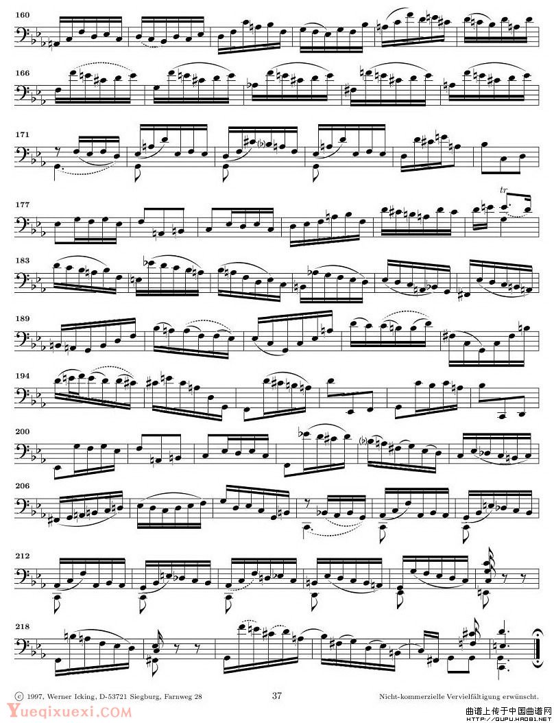 巴赫无伴奏大提琴练习曲之五P4