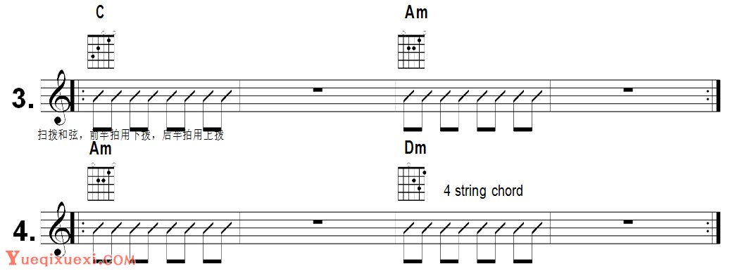 基本开放和弦练习2