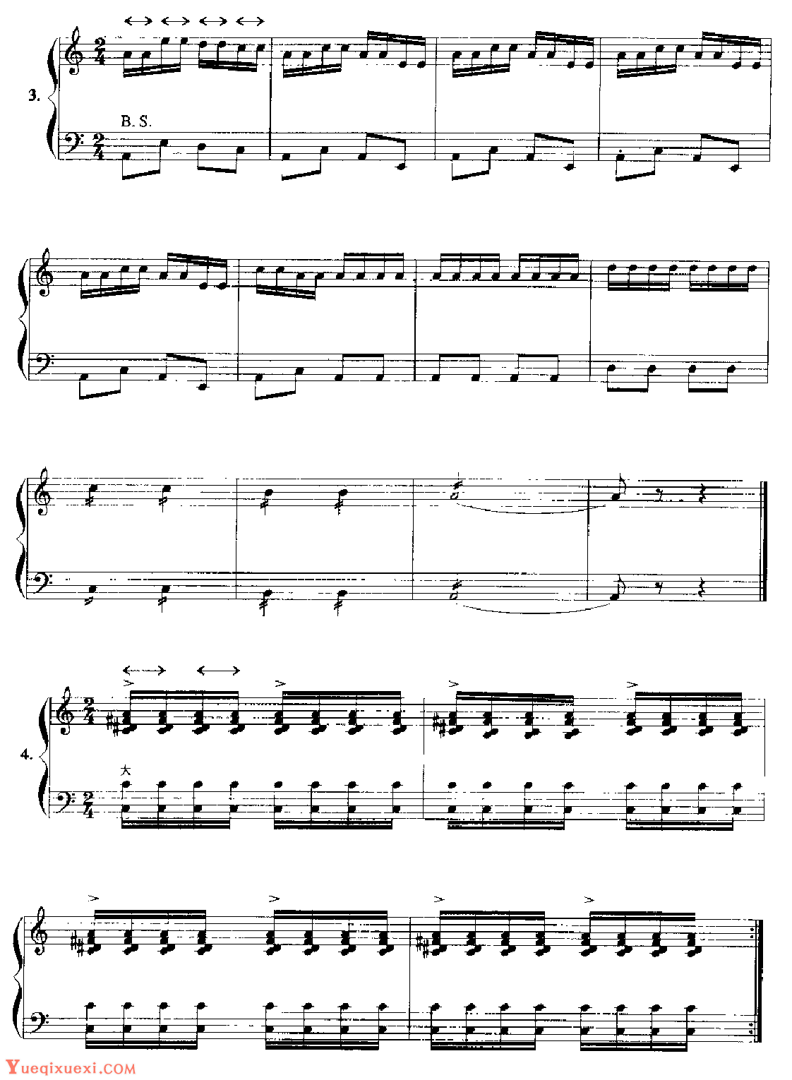 手风琴风箱的几种特殊演奏法5