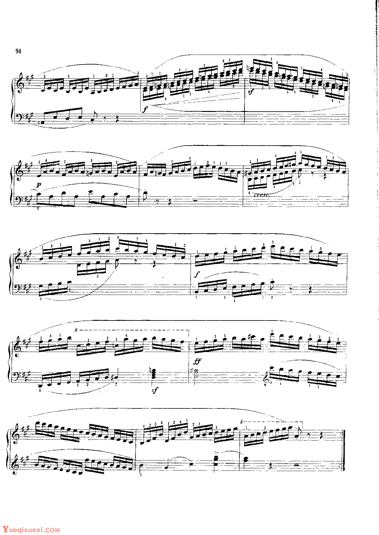 电子琴练习曲 练习曲 Op.849 No.23 车尔尼曲