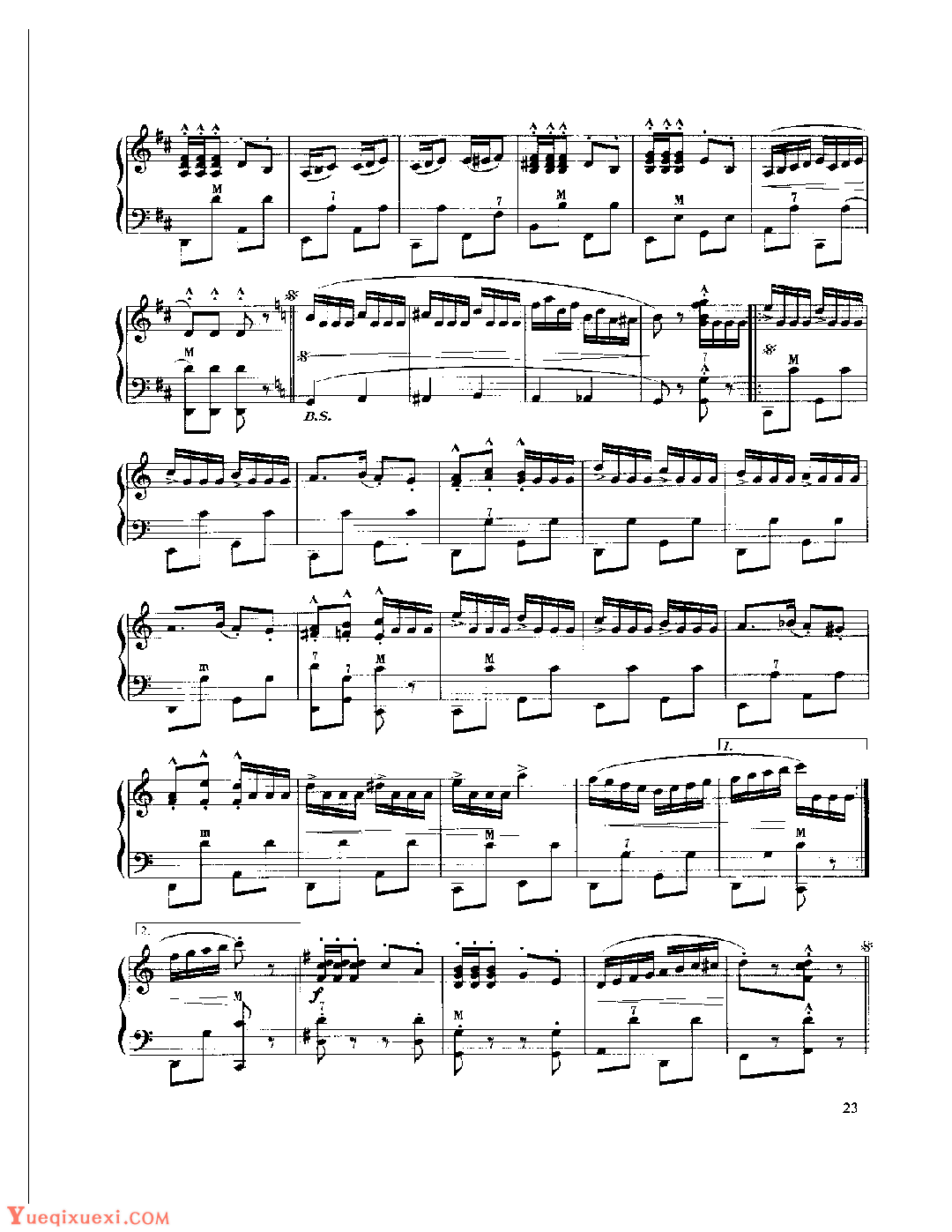 现代手风琴流行乐曲《节日的天空(波尔卡)》[法]V.斯蒂朗特曲