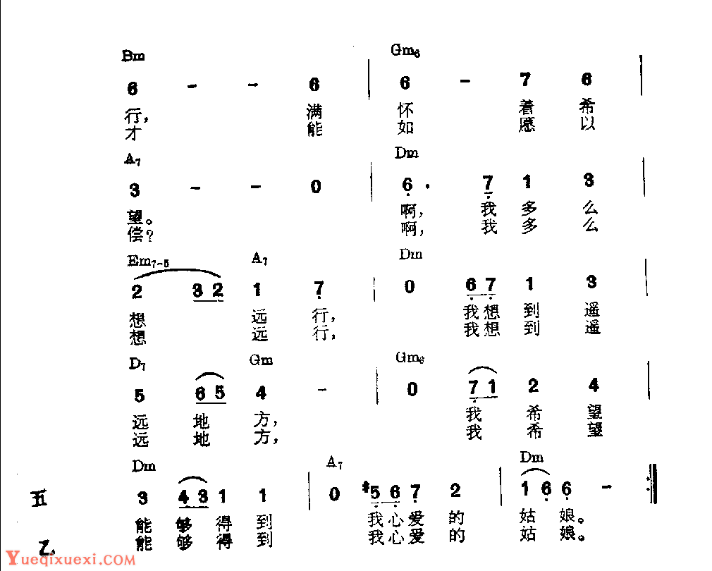 吉他伴奏日本流行歌曲《到遥远的地方去》永六辅词　中村八大曲