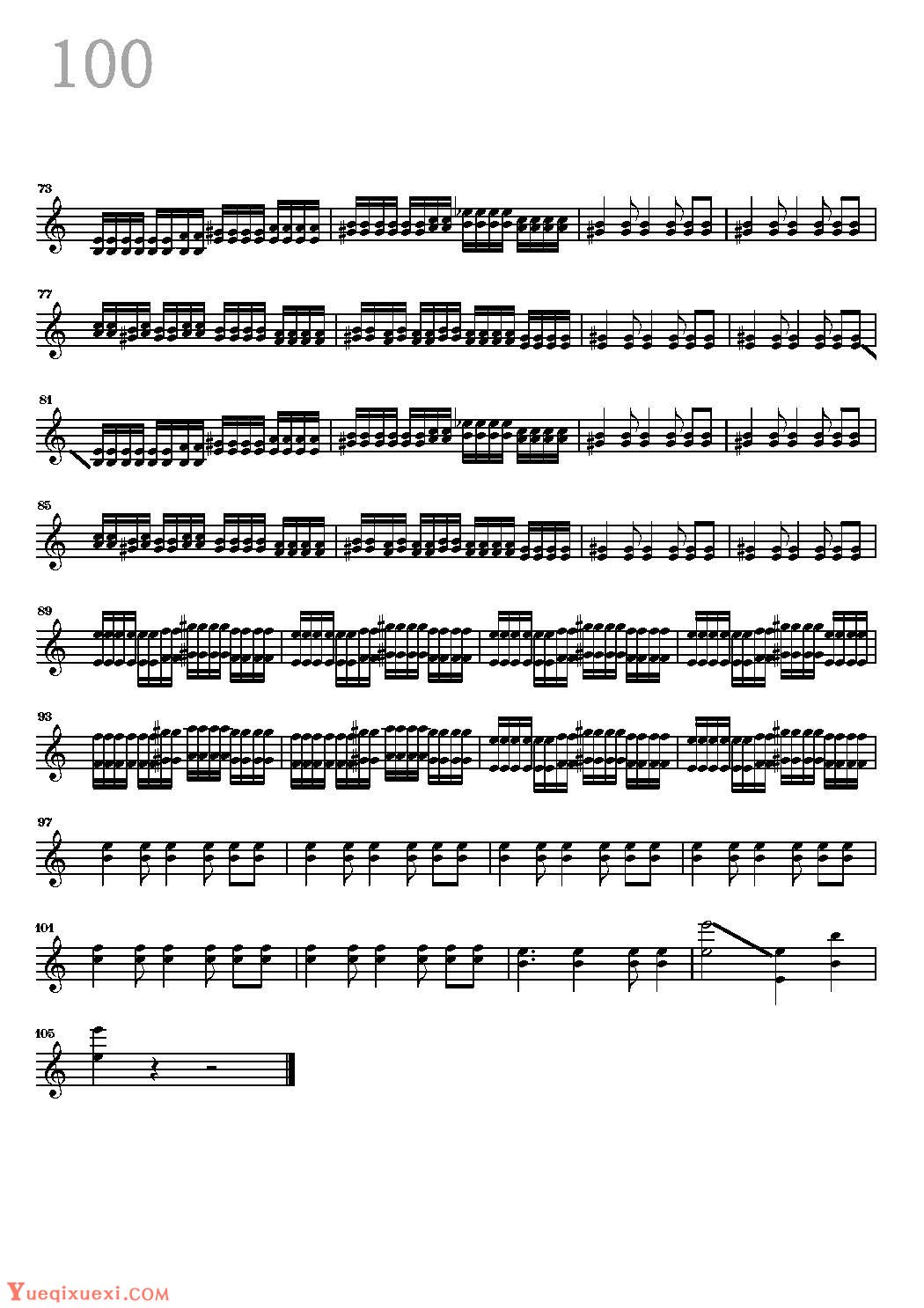小提琴独奏乐曲谱《Misirlou/Music》戴维嘉雷特