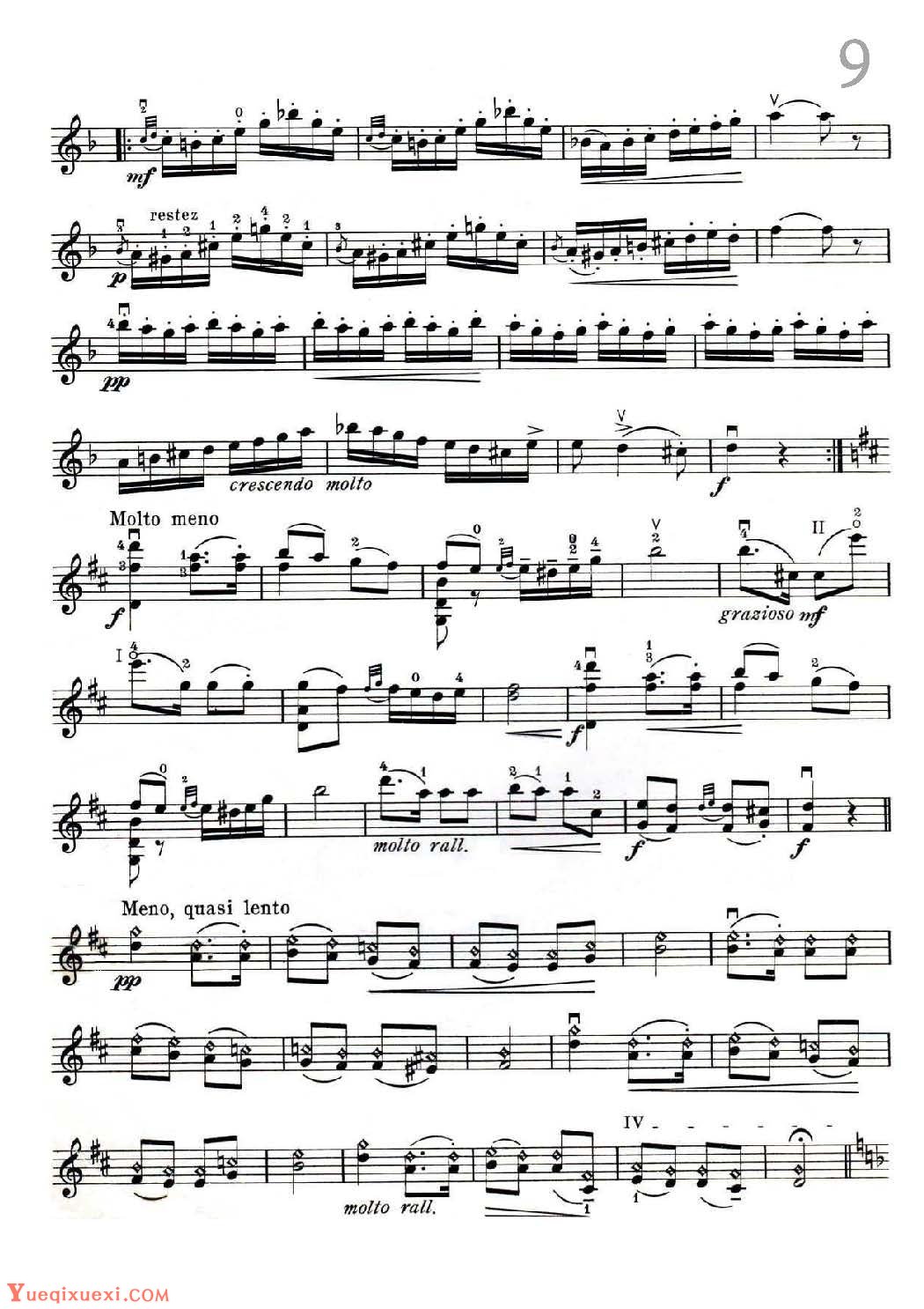 小提琴独奏乐曲谱《Czards/Virtuoso》戴维嘉雷特