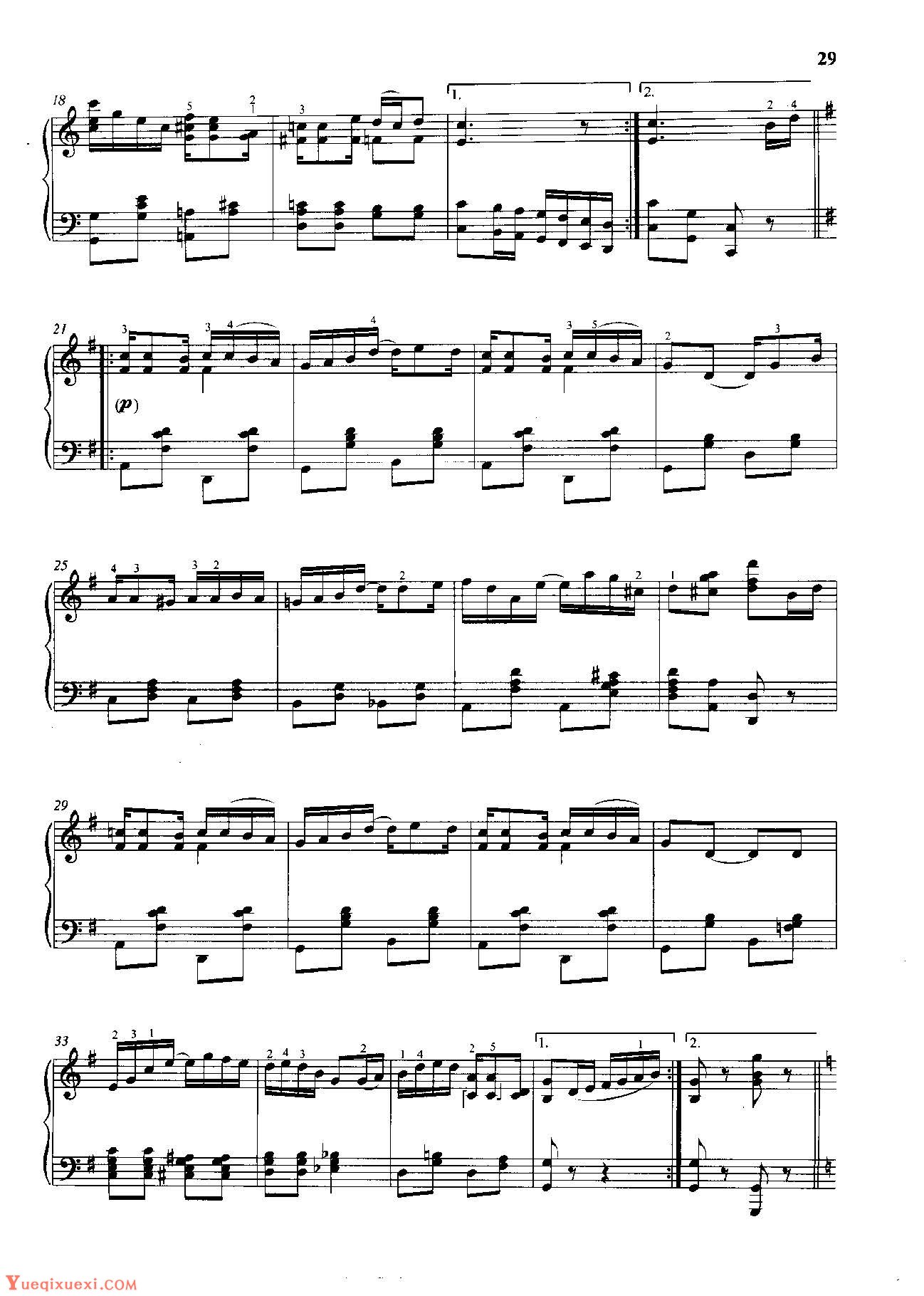 雷格泰姆钢琴乐谱《奋发有为的生活》雷格泰姆之王斯科特·乔普林