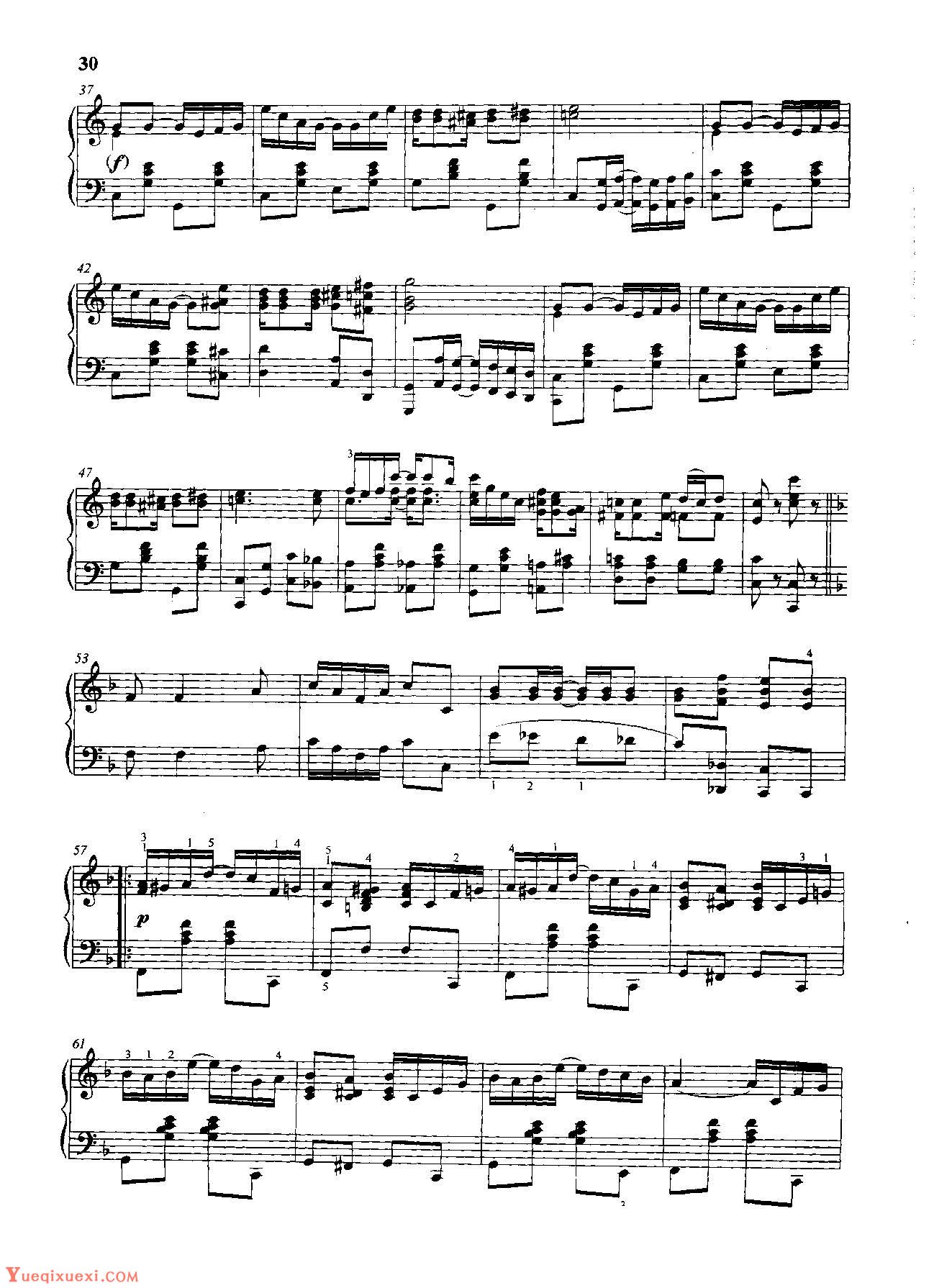 雷格泰姆钢琴乐谱《奋发有为的生活》雷格泰姆之王斯科特·乔普林