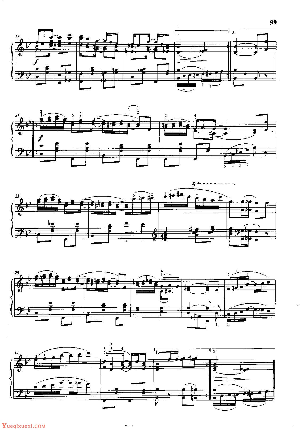 雷格泰姆钢琴乐谱《无花果树叶雷格》雷格泰姆之王斯科特·乔普林