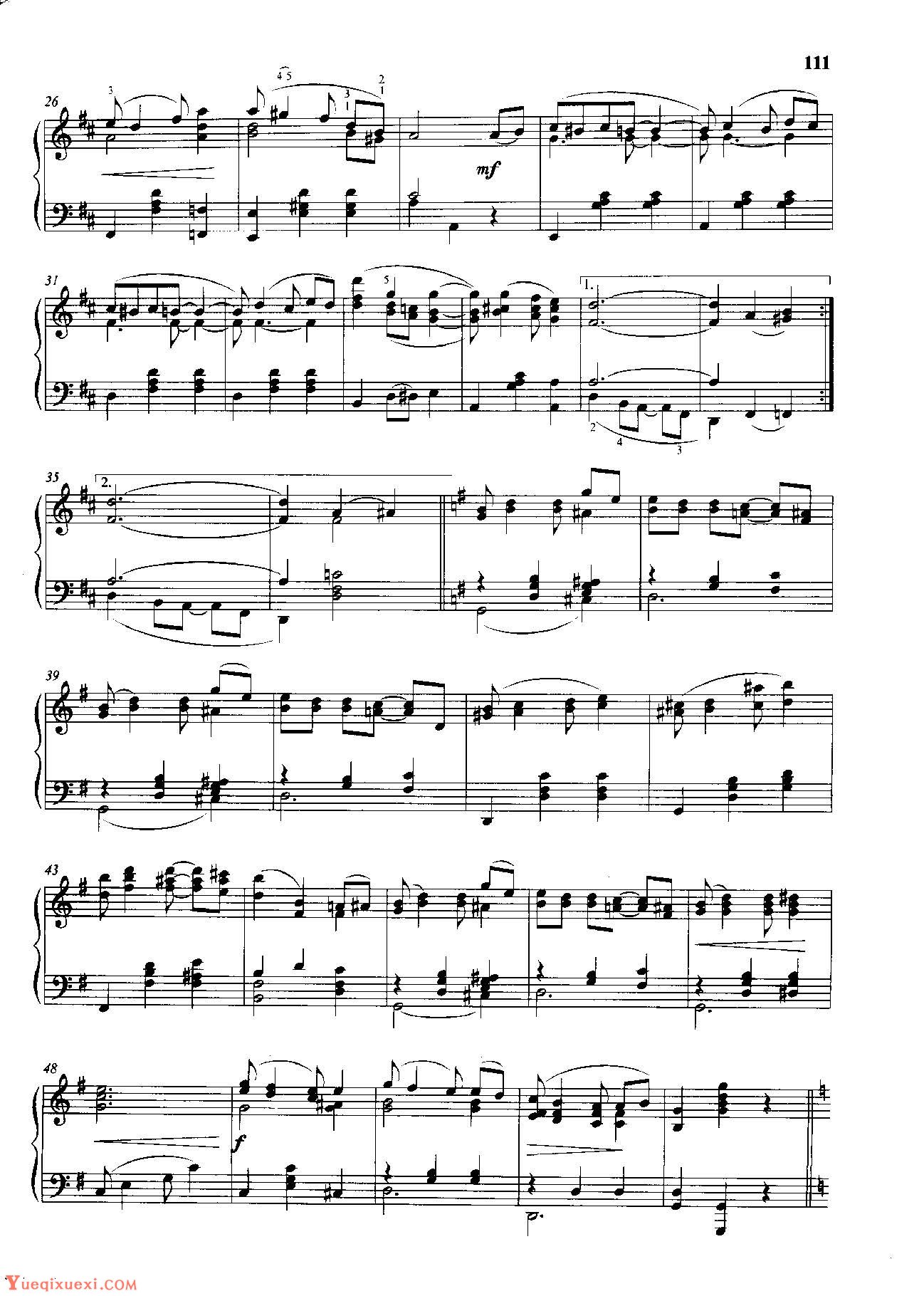 雷格泰姆钢琴乐谱《欢悦时光》雷格泰姆之王斯科特·乔普林