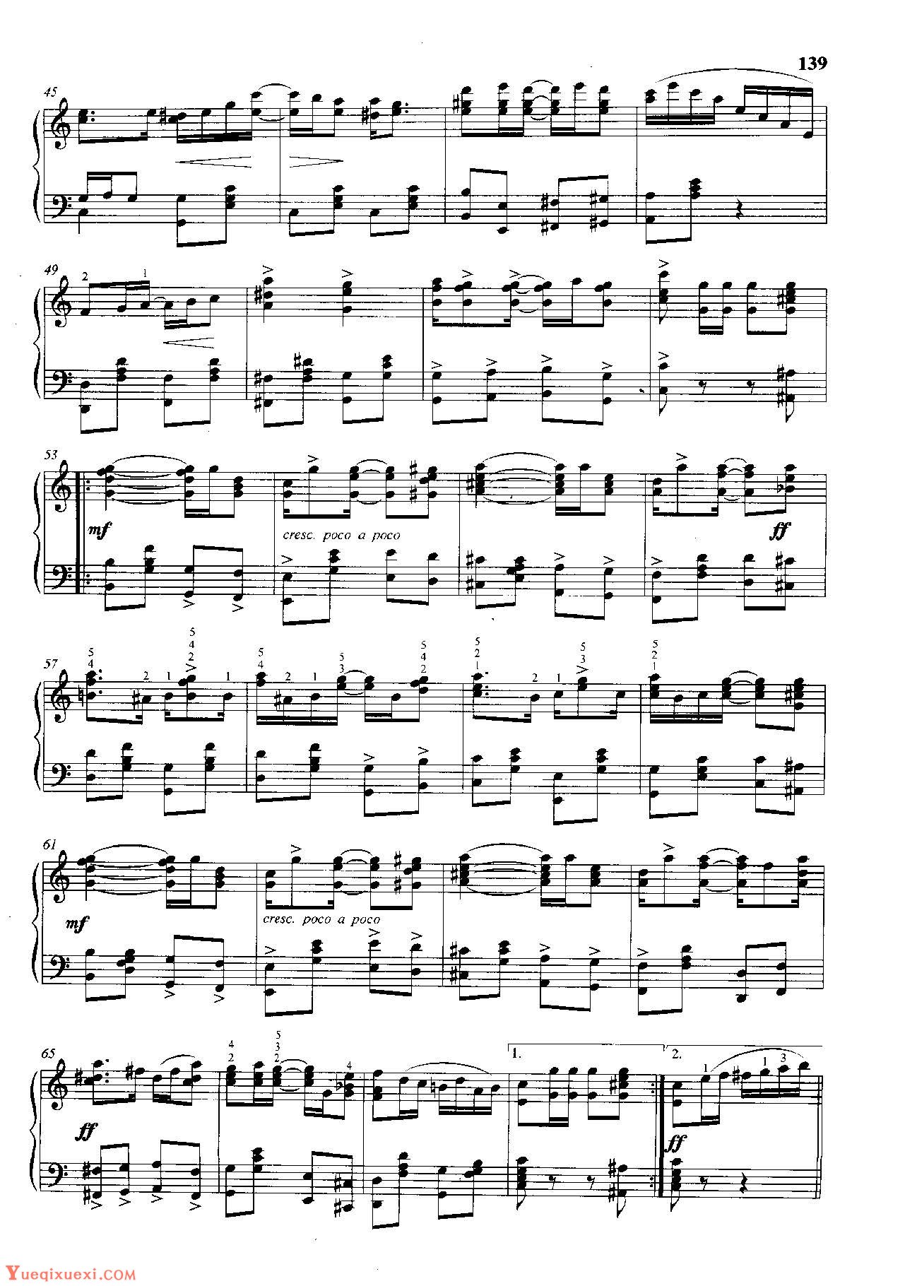 雷格泰姆钢琴乐谱《斯科特·乔普林的新雷格》雷格泰姆之王斯科特·乔普林