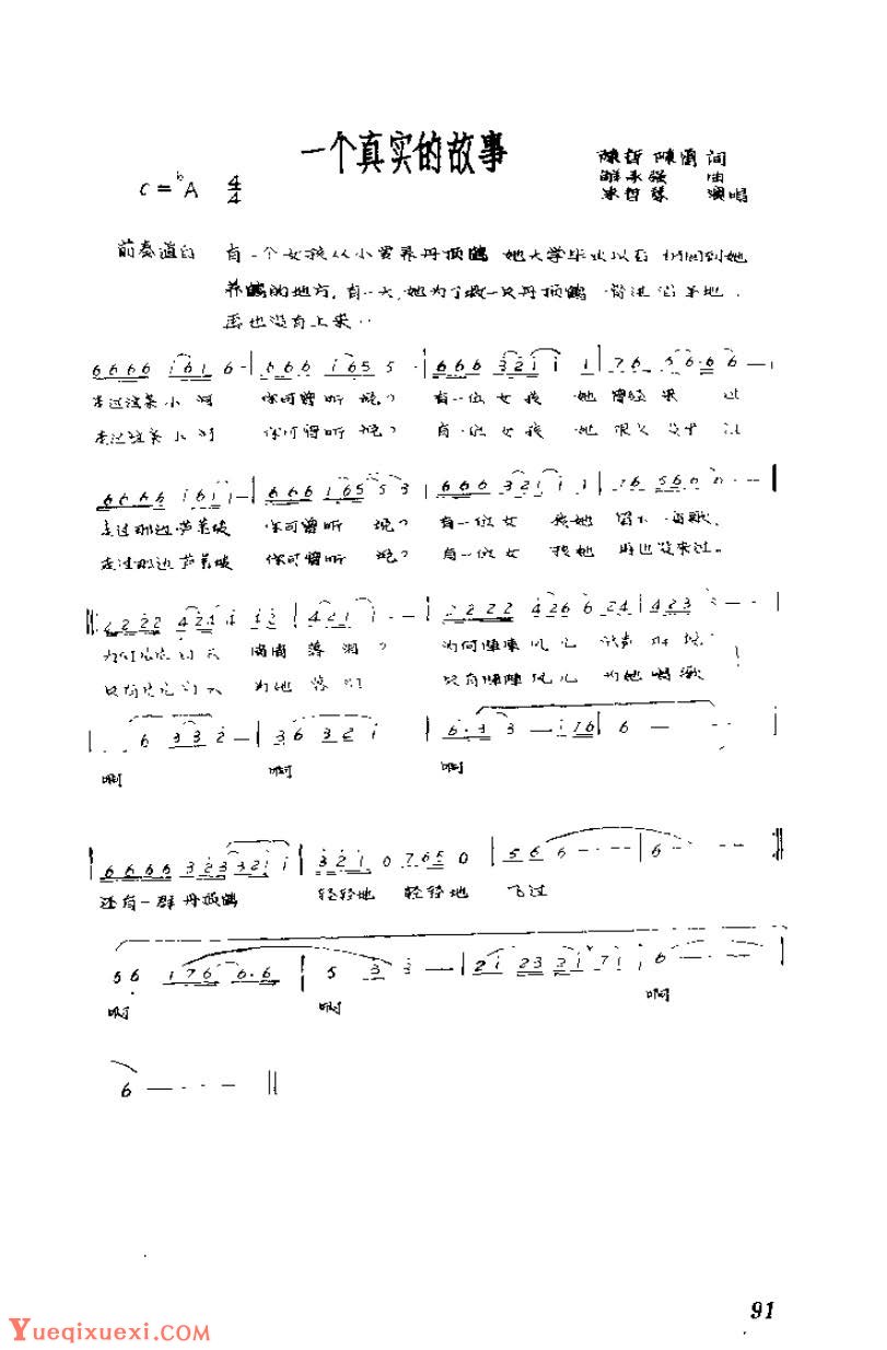 一个真实的故事&朱哲琴个人照片简介