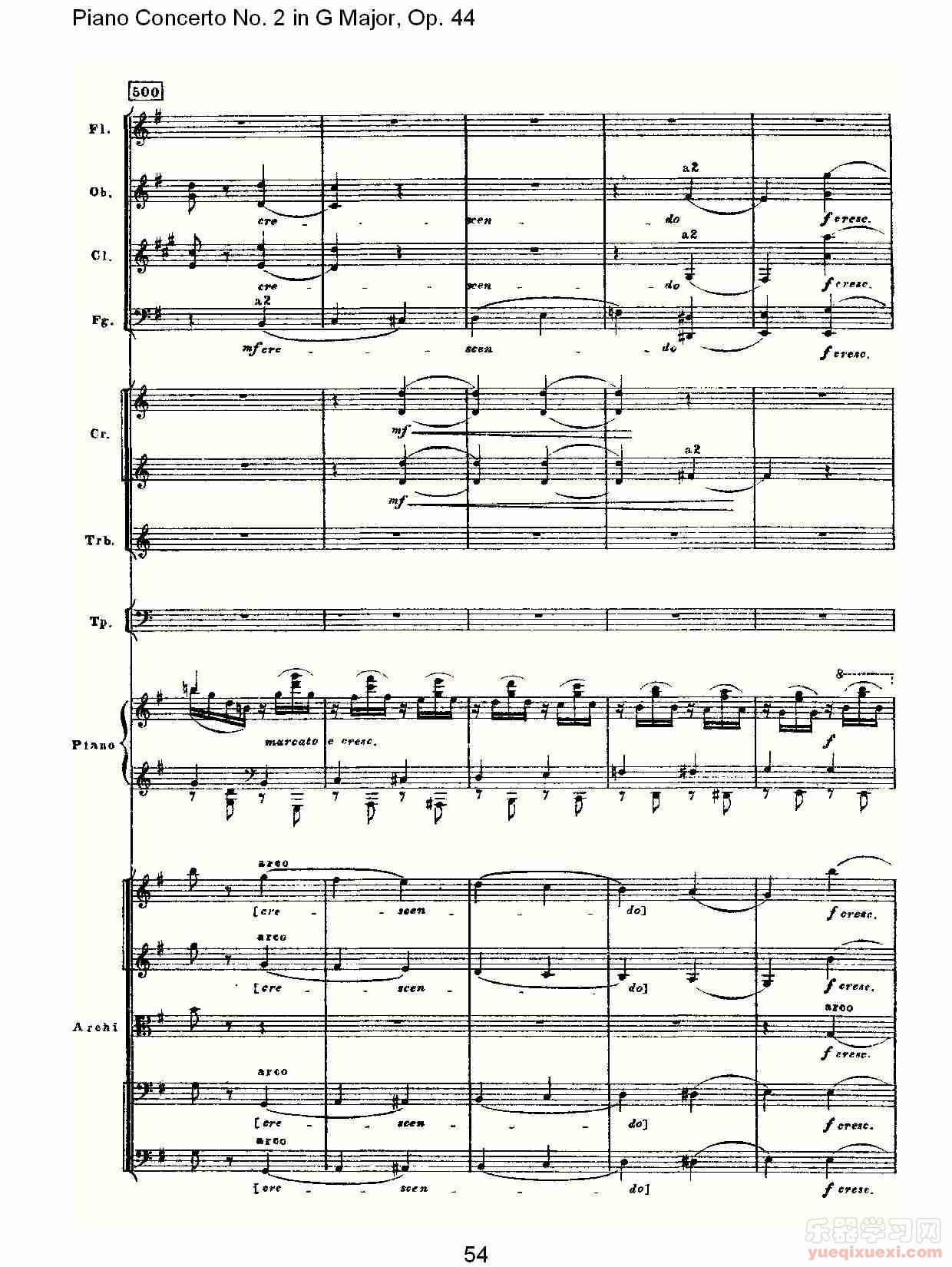 G大调第二钢琴协奏曲, Op.44第三乐章（十一）