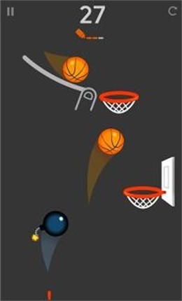 划线篮球