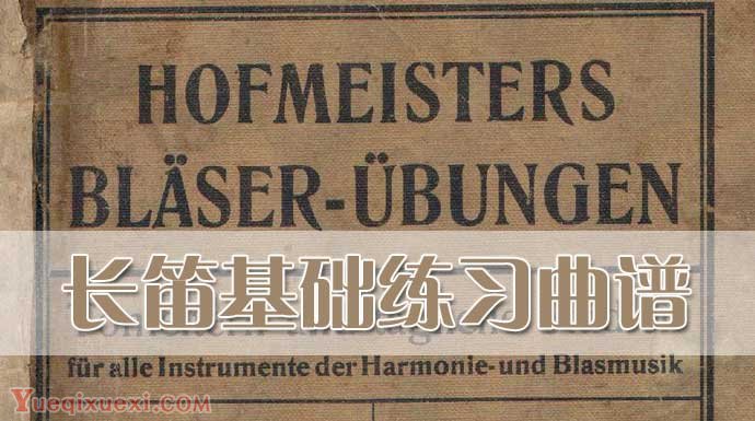 HansBerninger长笛基础练习曲谱及指法图（Hans Berninger Flute Etude）