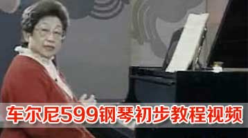 车尔尼599钢琴初步教程视频全集