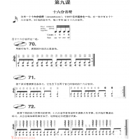 布鲁斯口琴自学教程10讲之第九课：十六分音符