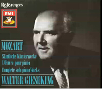 莫扎特钢琴独奏作品全集之《Walter Gieseking演奏 CD 2/8》