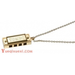 通宝项链口琴NO.1204KNJ(金色）详细参数说明,价格及简介图片