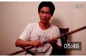 董雪华笛子制作视频教程《竹笛、洞箫、南箫、琴箫制作-两把F调洞箫在调校音色上的区别》