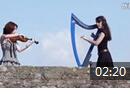 竖琴演奏视频欣赏《Game of Thrones唯美版 小提琴和竖琴》