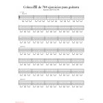 电吉他练习谱《704 exercises for guitar, 1-96 - 181-190》