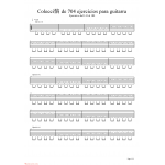 电吉他练习谱《704 exercises for guitar, 1-96 - Exercises 141-180》