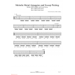 Heavy Metal Guitar School - Melodic Metal Arpeggios and Sweep Exercises