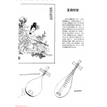 中国古代乐器《直颈琵琶》
