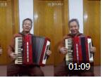 胡进忠手风琴曲视频教学《G大调练习 三度音程 音阶》手风琴初中级教程