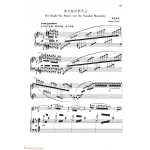 中国长笛曲《阳光灿烂照天山 The Bright Sun Shines over the Tianshan Mountains》钢琴伴奏谱长笛分谱