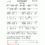 口琴简谱[恰似你的温柔]