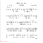 Here we are&2002  Frances词曲