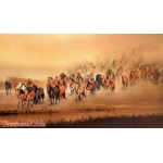 蒙古族曲艺家赵巴音查干的四胡独奏万马奔腾